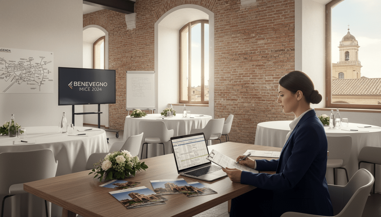 scopri come organizzare un evento mice di successo a benevento con la nostra guida completa per meeting planner, ricca di consigli pratici e suggerimenti utili.