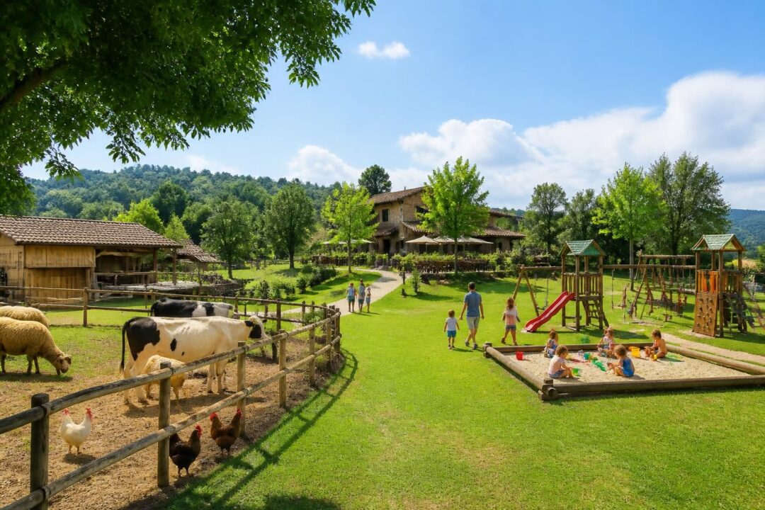 scopri l'agriturismo ideale a benevento con fattoria didattica e parco giochi, perfetto per una vacanza divertente e istruttiva con i bambini.